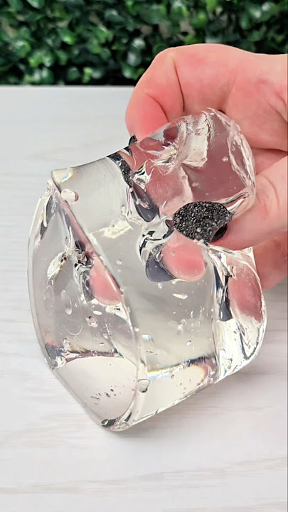 Satisfying sparkling slime ASMR #slime #slimevideos #asmr #satisfying #slimeasmr