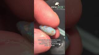 6.85 Carat Dark Crystal Nobby | Rolling Greens | Lightning Ridge