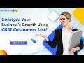 Extend Your Business’s Marketing Outreach to Monumental Levels with Our CRM Customer List