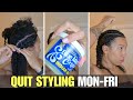 QUICK, PROTECTIVES STYLE FOR LENGTH RETENTION [3c/4a hair]