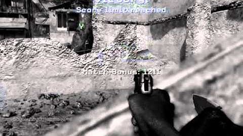 Sweet MW3 AoN Throwing Knife Game Winning Kill