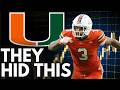 Miami Hurricanes STAR Kept SECRET You HAVE TO HEAR!