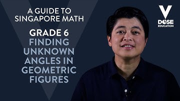Singapore Math: Grade 6 - Finding unknown Angles in Geometric Figures