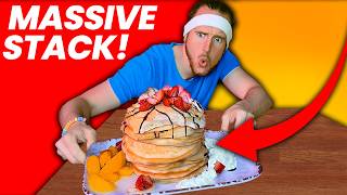 Tackling the BIGGEST Pancake Challenge in New Orleans!