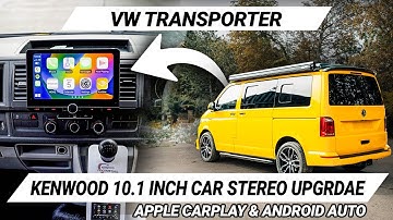 VW T6 Install With KENWOOD 10.1 Huge Head Unit - Wireless CarPlay & Android Auto