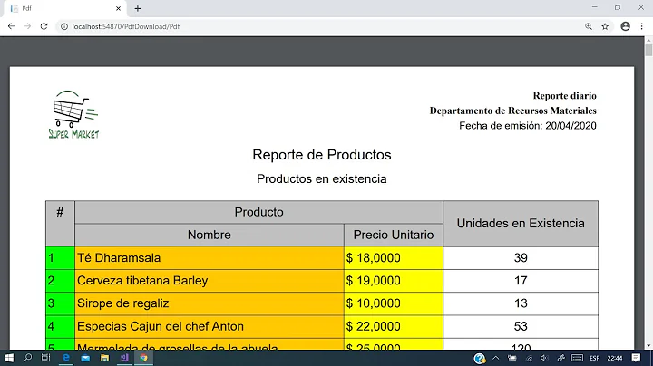 ▶ iText7 (Parte 3) ASP.NET MVC 5 C# Header and Footer & IEventHandler (Encabezado y pie de página)