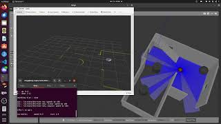 Testing LiDAR on RViz2, GAZEBO Lab7-2