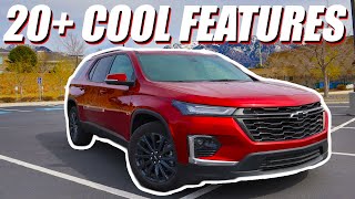 20+ COOL and INTERESTING FEATURES of the 2022 CHEVY TRAVERSE!