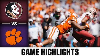 Florida State vs. Clemson Game Highlights | 2023 ACC Football