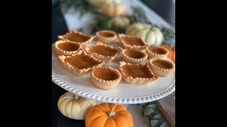 Pumpkin Pie Tartlets