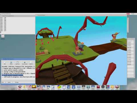 Warp3D Nova - EntwicklerX WIP game - AmigaOS 4.1 FE