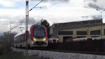 Train from Skopje to Gevgelija near Lisice