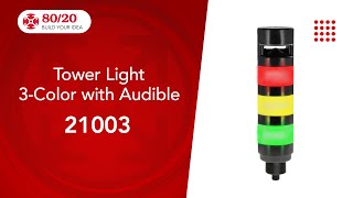 80/20: 3 Color Andon Light with Audible (21003)