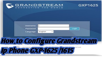 How to Configure Extension in Grand Stream || GrandStream IP Phone Configuration
