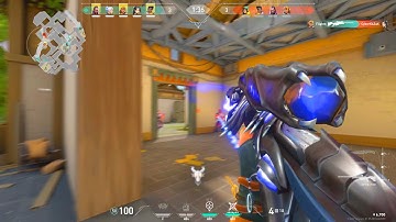 Aggressive RAZE plays with the Operator on Valorant