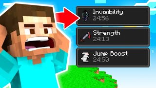 Minecraft But Eating Gives Random OP Effects...