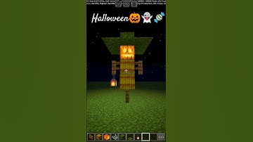 Minecraft Scarecrow Build😯 // #minecraft #shorts