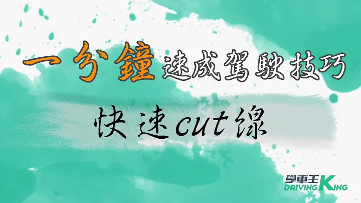一分钟学车教学 驾驶技巧 快速切线 - 学车王 - 天天要闻