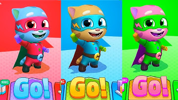 Talking Tom Hero Dash - 3x Mega Ginger - Gameplay (Android, iOS)