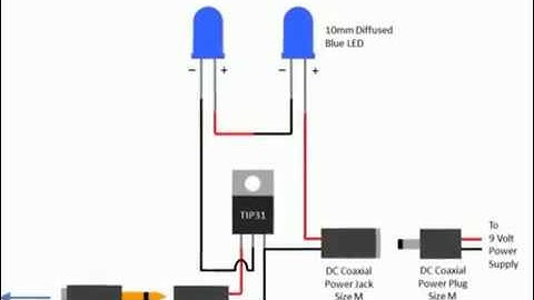 Sese Duyarlı - Sese Göre Yanıp Sönen LED için TIP31C - BD241 - devreciyim@gmail.com