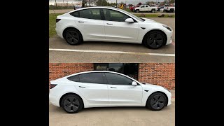 2023 Tesla Model 3 Xpel Ceramic Window Tint Review ( Sunstoppers Keller )