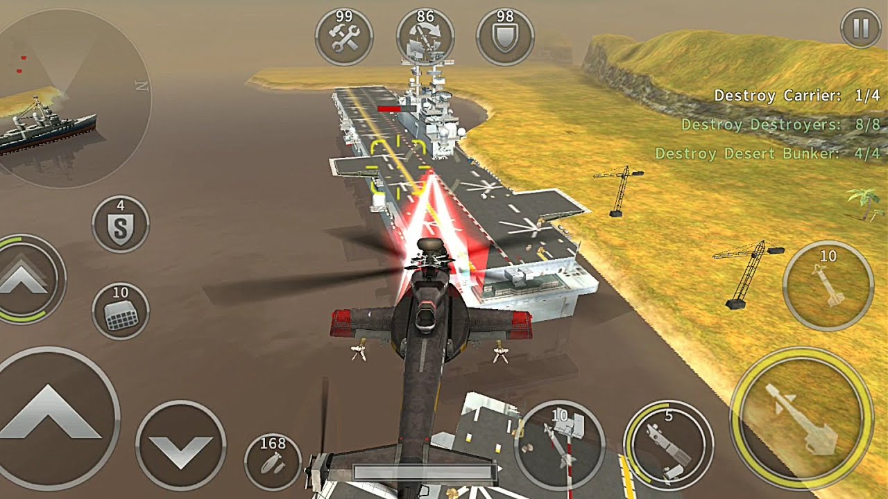 Gunship Battle: CHEYENNE with Super Laser (3mission gameplay)..