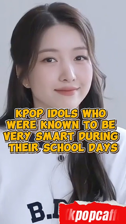 kpop idol who were known to be very smart #kpop #trending #shorts #blackpink #bts #exo #aespa #twice