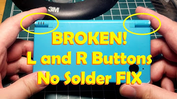 Trying to Fix Nintendo DSi, broken buttons, no soldering