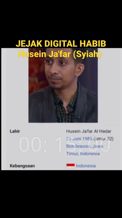 Jajak Digital Habib Husein Ja'far Syiah