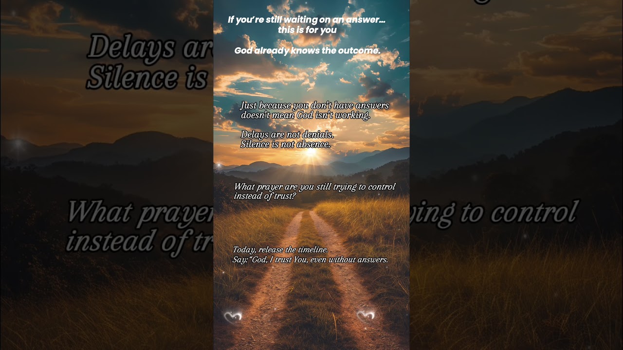 Day 3: Trust God with what you can’t see. 