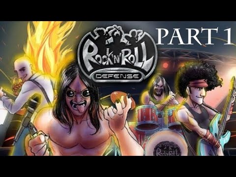 Rock 'n' Roll Defense Часть 1 -  первые 3 уроня