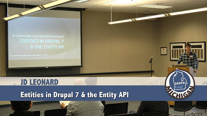 Entities in Drupal 7 & the Entity API, JD Leonard