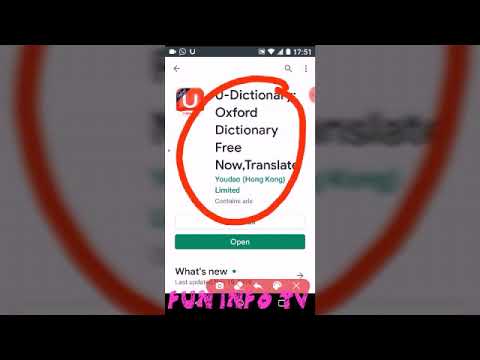 U-Dictionary: Oxford Dictionary Free Now, Translate #Funinfotv
