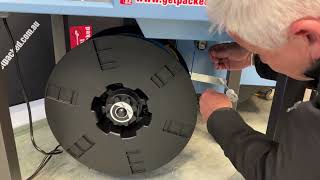 How to Load a Semi Automatic Strapping Machine 3-GPSAS-303