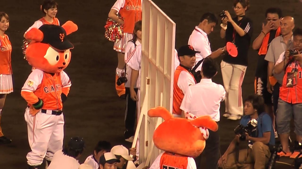 あづま球場 巨人の宮国 阿部ヒーローインタビュー ジャビット チームヴィーナス Youtube