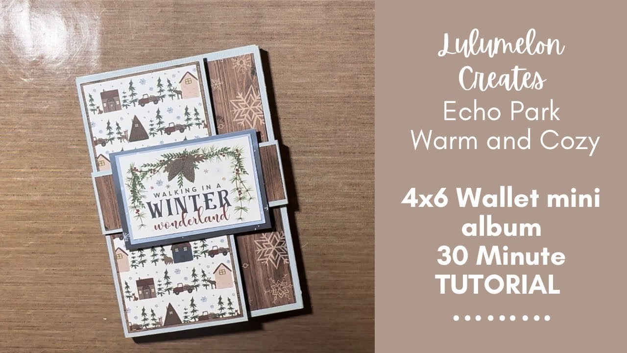 4x6 Wallet Folio - make this in 30 minutes!