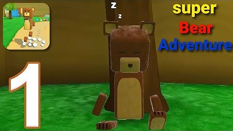 Super Bear Adventure - Gameplay Walkthrough Part - 1 Tutorial ( iOS Android ) @afaqmafiagaming