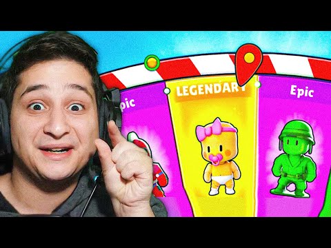 ახალი სკინების გახსნა Stumble guys