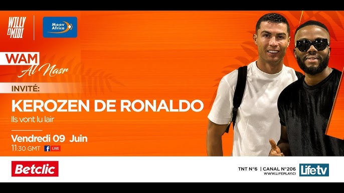 Côte d'Ivoire : Kerozen reçoit un maillot dédicacé de Cristiano Ronaldo -  Afrique sur 7