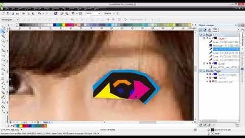 Tutorial WPAP dengan CorelDraw part 2