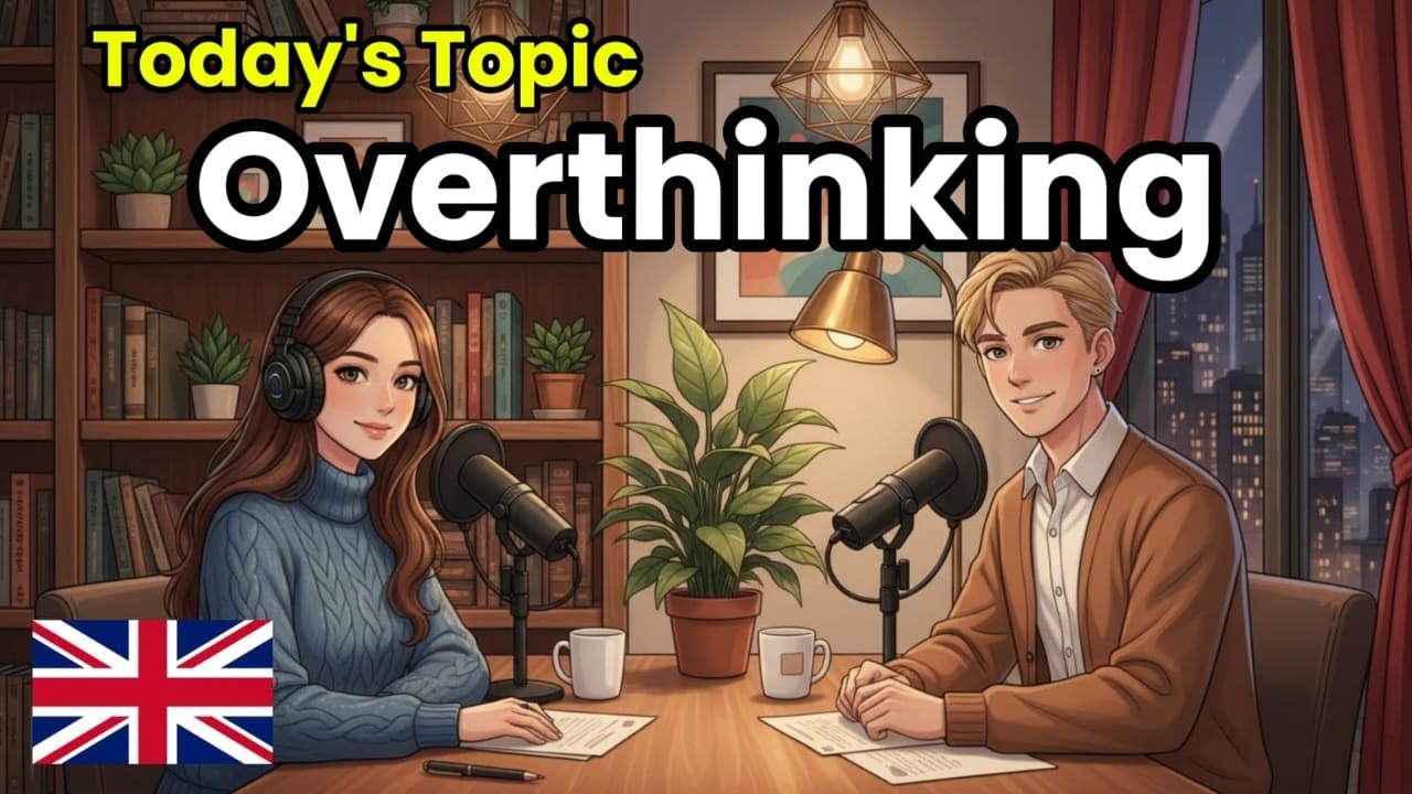 How to Talk About Overthinking in English and Solutions | Daily English Conversation