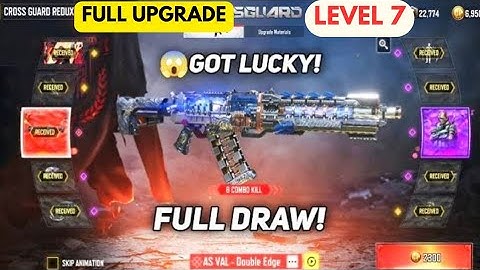 "NEW* CODM CROSS GUARD MYTHIC DROP REDUX! Complete Draw, Mythic AS VAL & Legendary Smoke!"