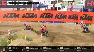 De Wolf vs Elzinga vs Benistant MX2 RAM Qualifying Race | MXGP of Sardegna 2024