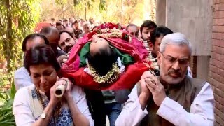 Mrinalini Sarabhai leaving for her eternal dance