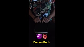 How to summon a demon with a book😈 #shorts