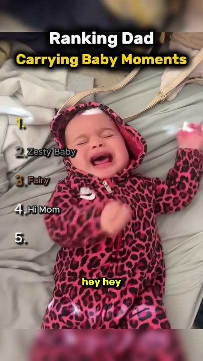 Ranking Funny Dad Carrying Baby Moments🍼🧍‍♂️