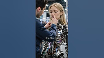 Guy Tries Out the Newest Girlfriend Robot at the Expo
