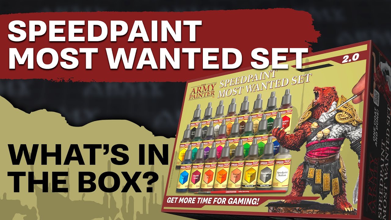 The Army Painter Speedpaint Most Wanted 2.0 – Quantum Boardgames