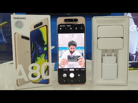 Samsung Galaxy A80 Unboxing Angel Gold Review Pakistan