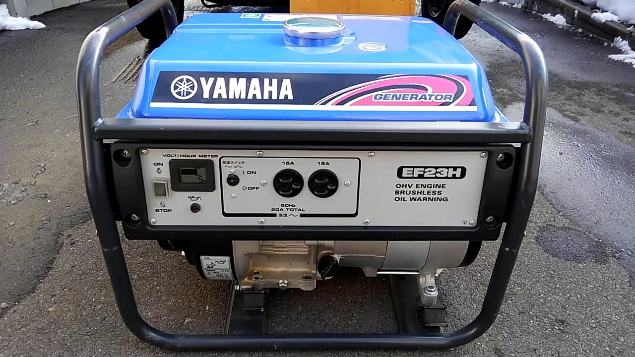 発電機 YAMAHA EF23Hを買ってエンジンを掛けてみた 【DIY】【初心者